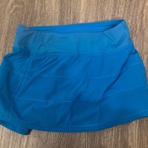 Lululemon Athletica Poolside blue pace rival Skort